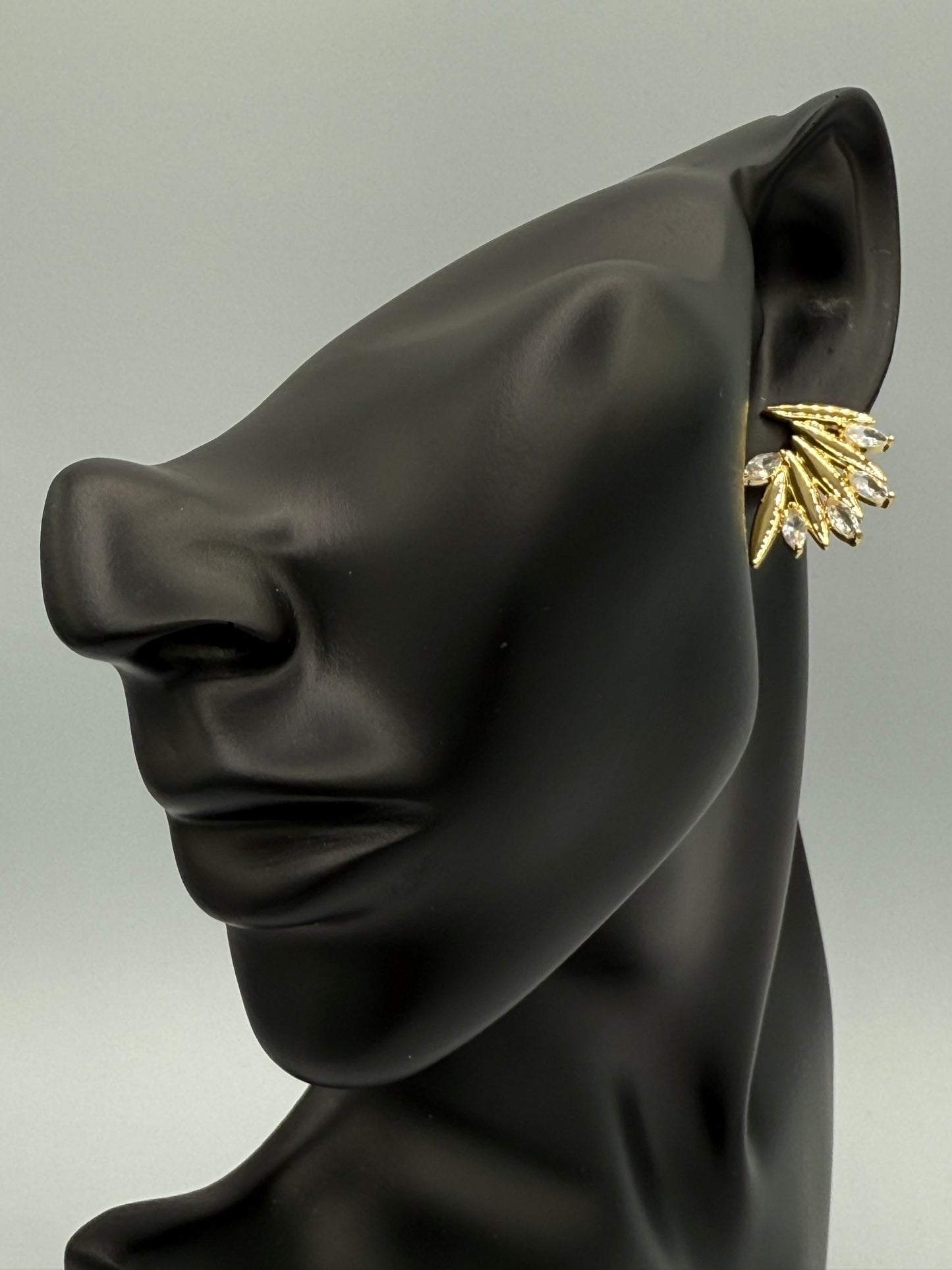 Golden Spark Statement Earring