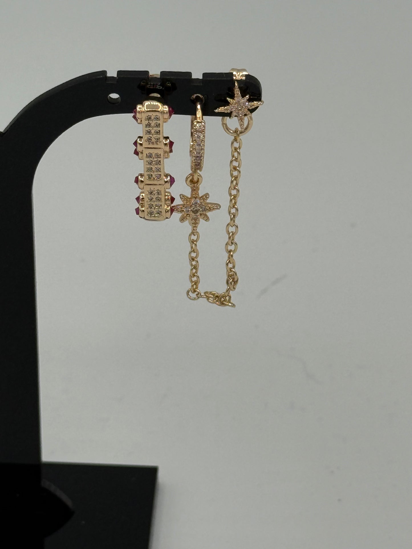 Celestial Charm Triple Earring Set