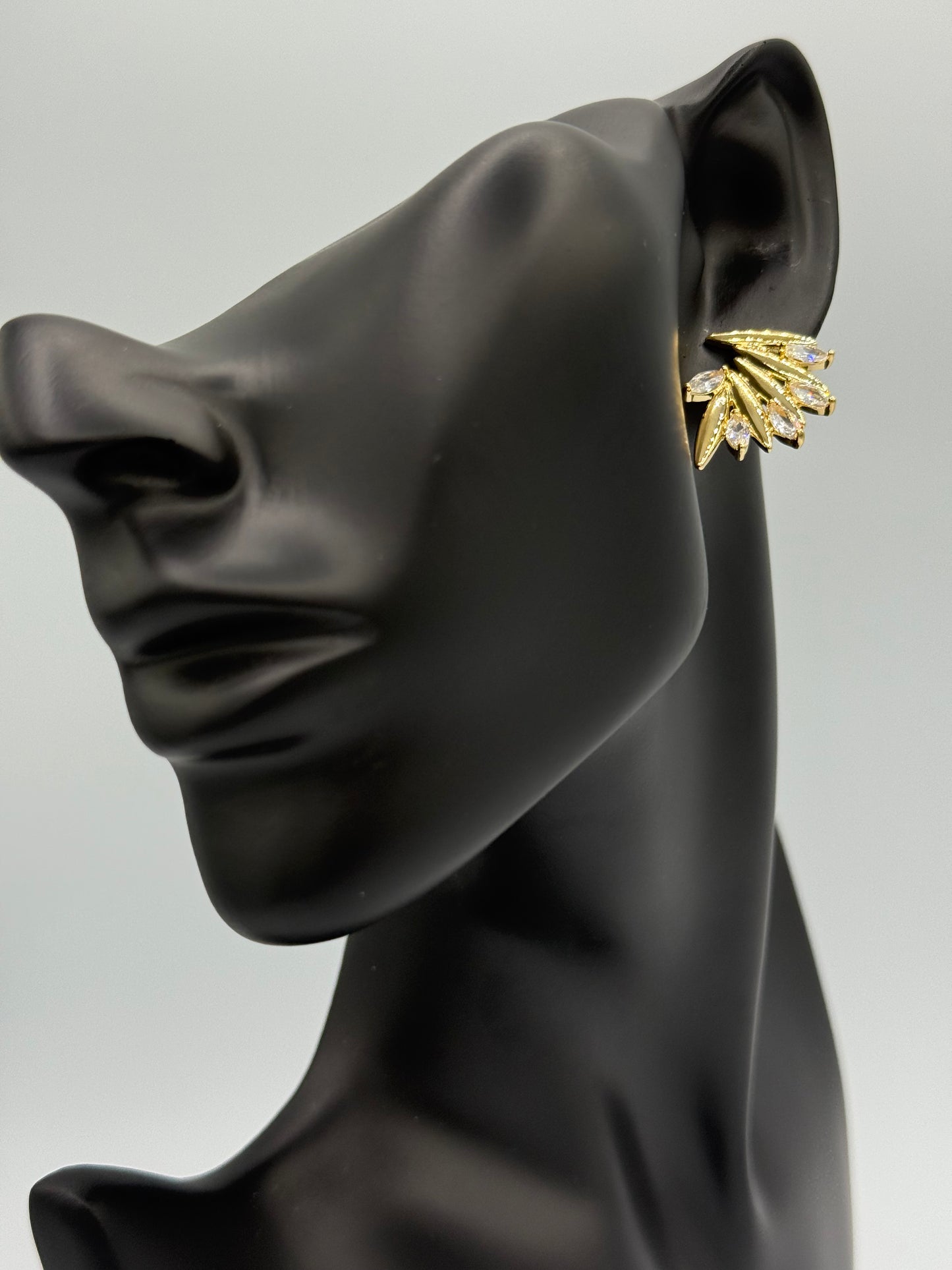 Golden Spark Statement Earring