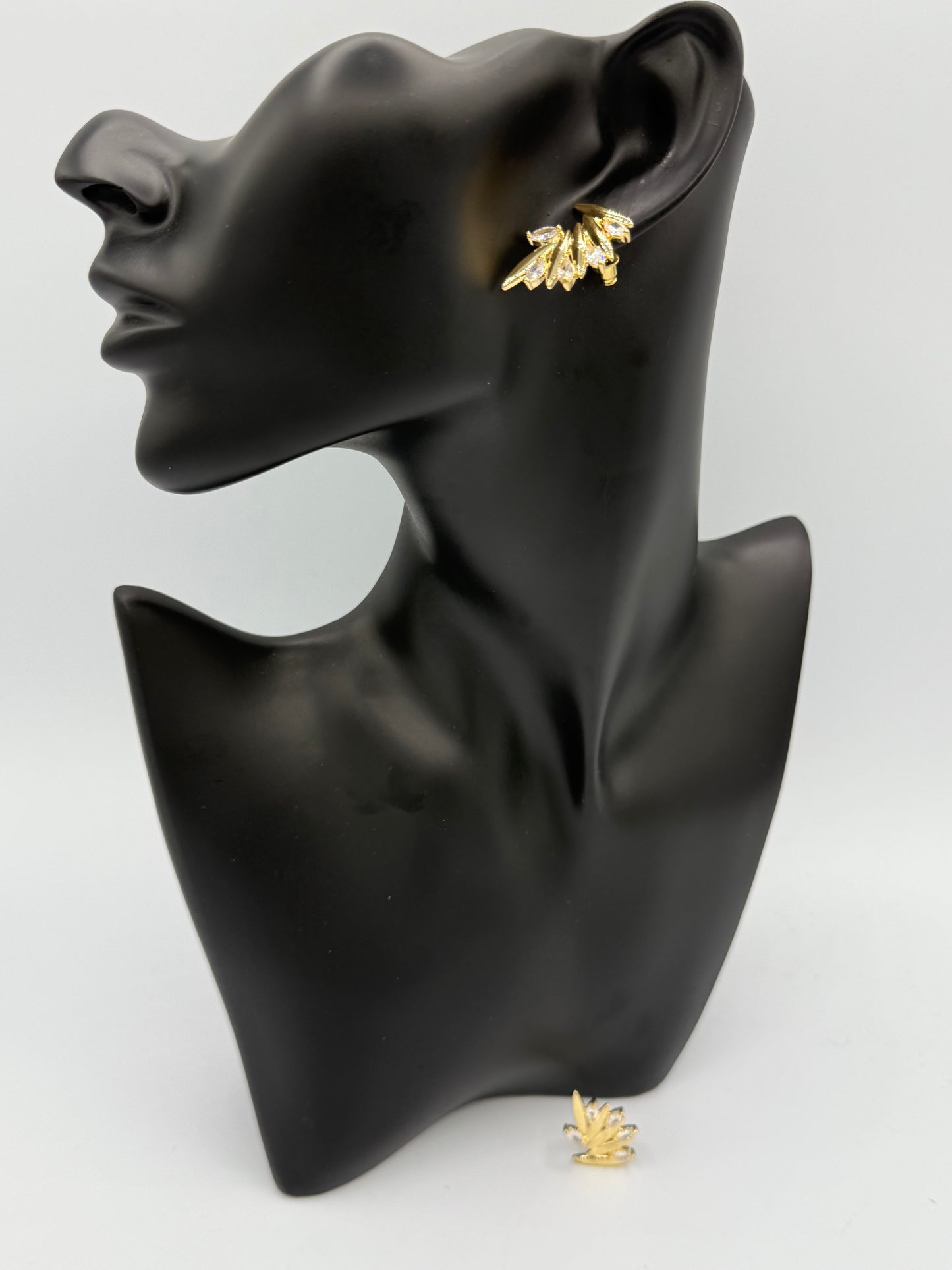 Golden Spark Statement Earring