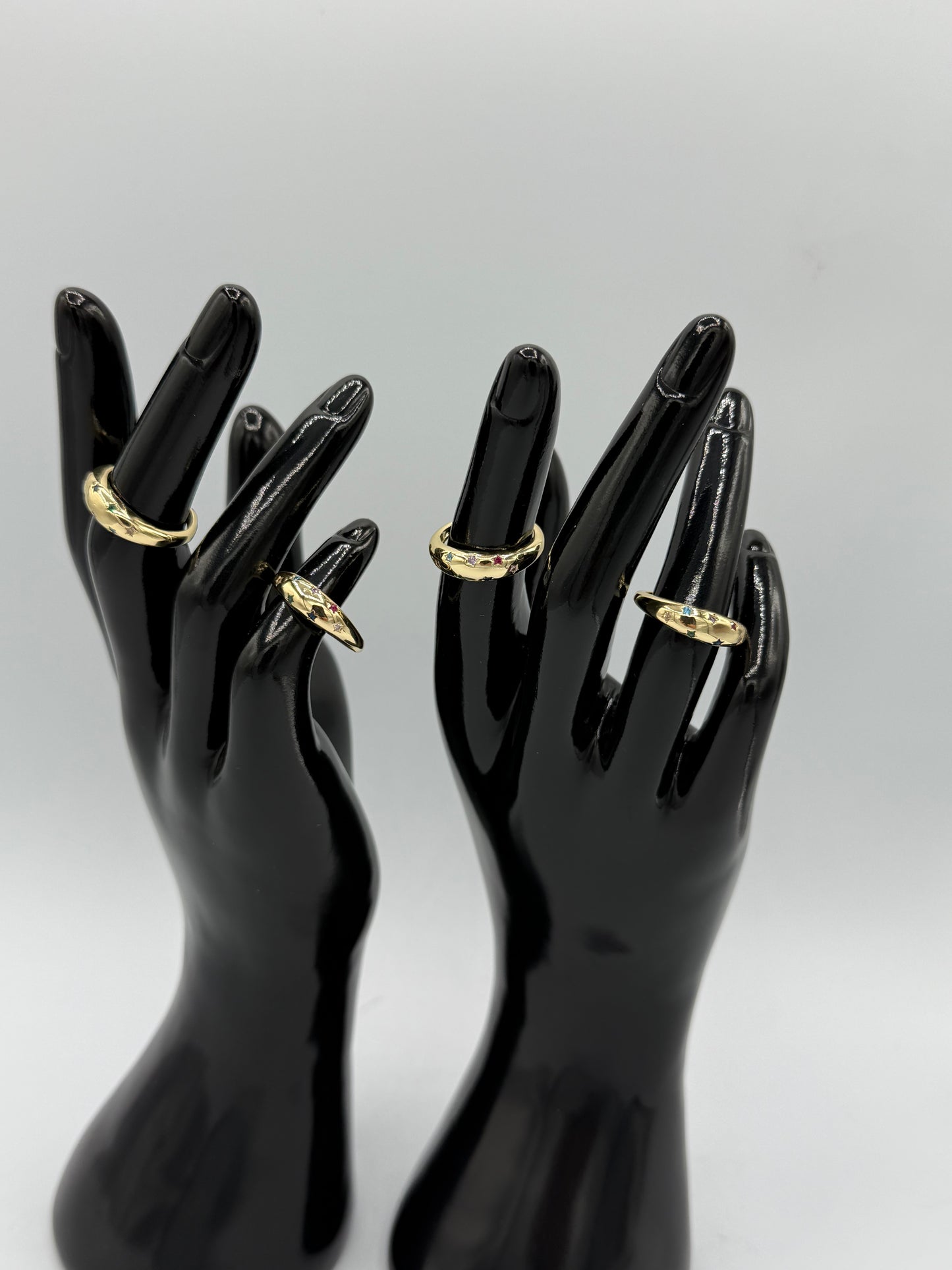 Twinkle Stars Stainless Steel Ring