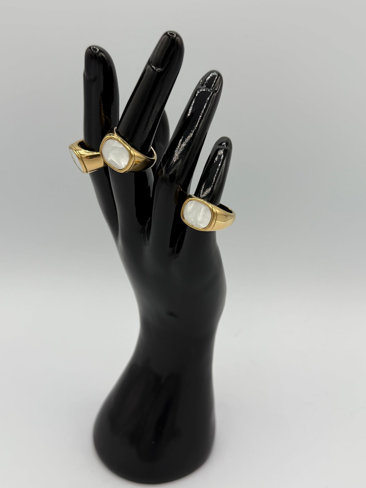 Elegant Mother-of-Pearl Ring