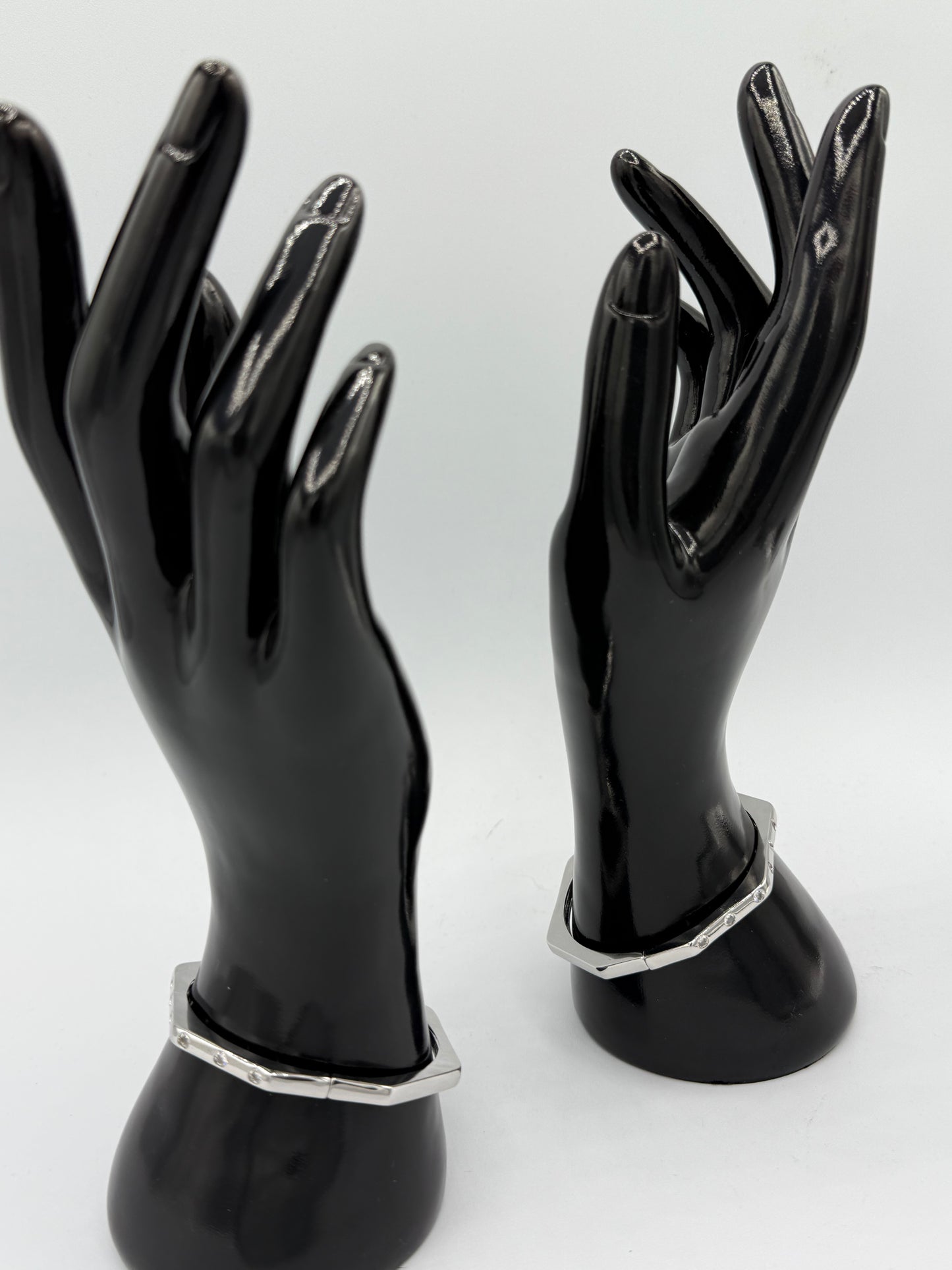 Sleek Stone-Studded Bangle