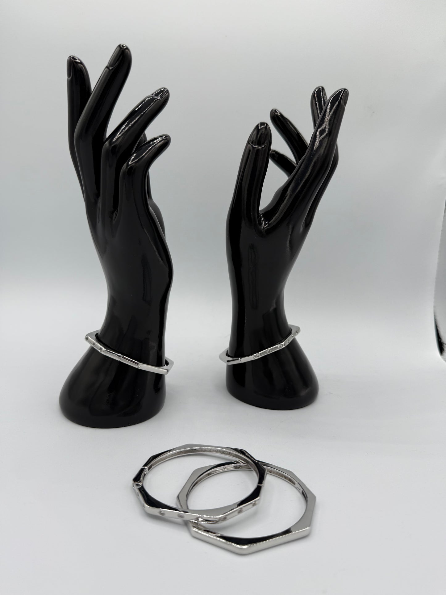 Sleek Stone-Studded Bangle