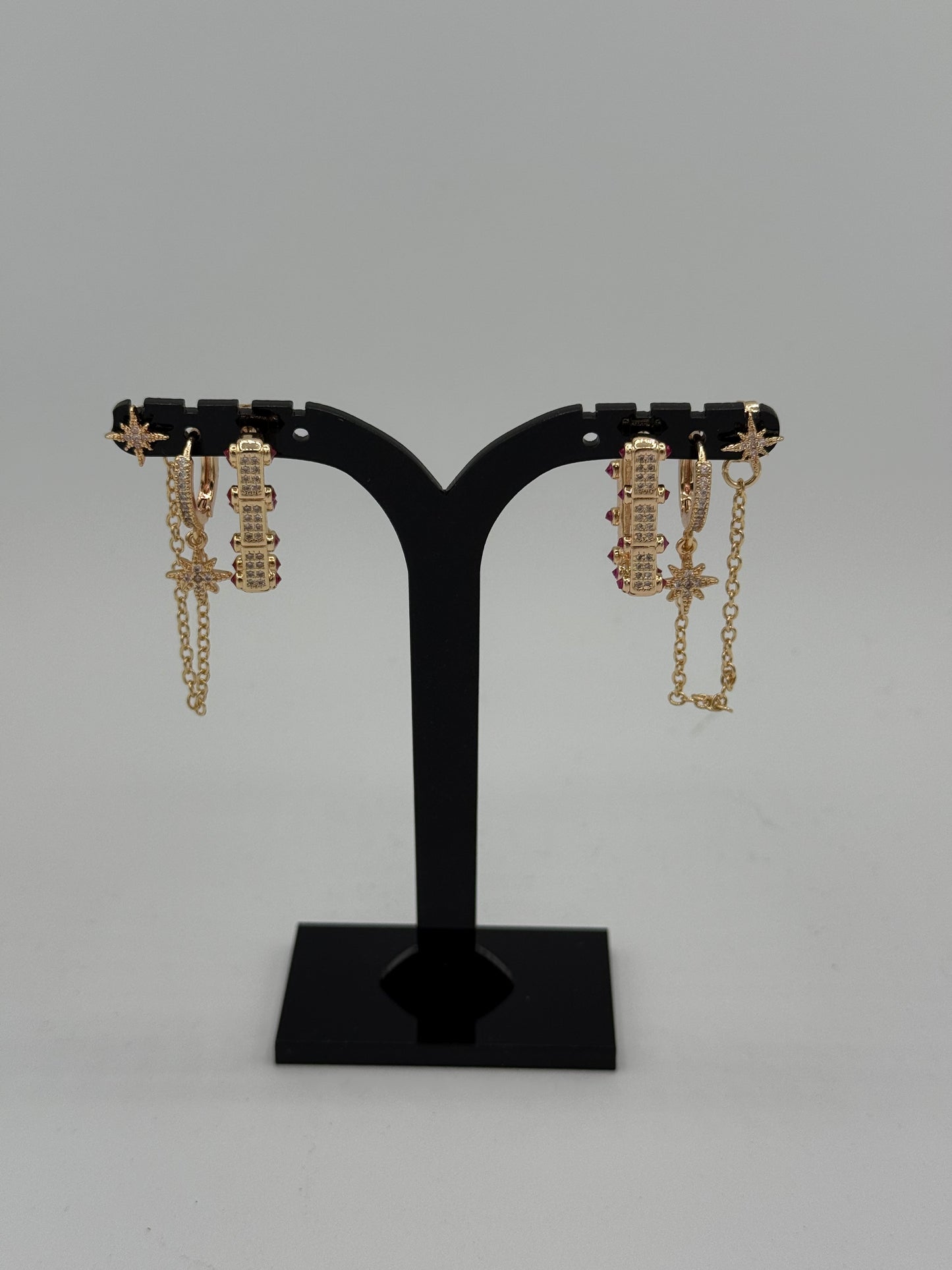Celestial Charm Triple Earring Set