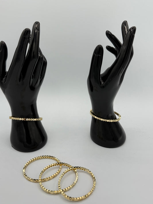 Gold Plated Stainless Steel Bangles
